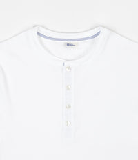 Schiesser Karl-Heinz Henley Long Sleeve T-Shirt - White thumbnail