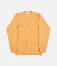 Shetland Woollen Co. Shaggy S Knit Crewneck Sweatshirt - Buttercup thumbnail