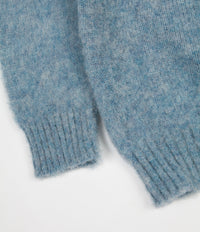 Shetland Woollen Co. Shaggy S Knit Crewneck Sweatshirt - Sky thumbnail