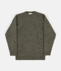 Shetland Woollen Co. Shaggy Crewneck Sweatshirt - Artichoke thumbnail