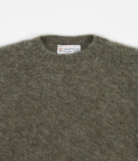 Shetland Woollen Co. Shaggy Crewneck Sweatshirt - Artichoke thumbnail