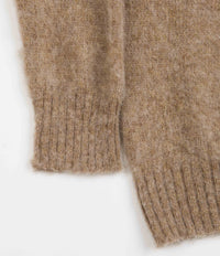 Shetland Woollen Co. Shaggy Crewneck Sweatshirt - Camel thumbnail