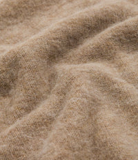 Shetland Woollen Co. Shaggy Crewneck Sweatshirt - Camel thumbnail