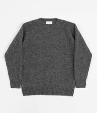 Shetland Woollen Co. Shaggy Crewneck Sweatshirt - Heron thumbnail