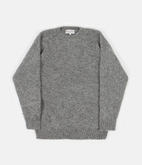 Shetland Woollen Co. Shaggy Crewneck Sweatshirt - Steel thumbnail