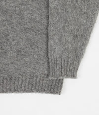 Shetland Woollen Co. Shaggy Crewneck Sweatshirt - Steel thumbnail