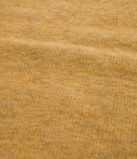 Shetland Woollen Co. Shaggy Crewneck Sweatshirt - Yellow Ochre thumbnail