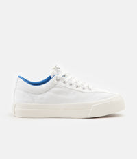 Stepney Workers Club Dellow Canvas Shoes - White / Blue thumbnail