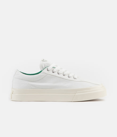 Stepney Workers Club Dellow Canvas Shoes - White / Green