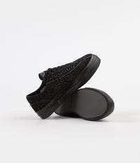 Stepney Workers Club Dellow Hairy Suede Shoes - Black thumbnail