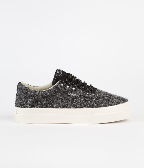 Stepney Workers Club Dellow Ramble Boucle Shoes - Charcoal