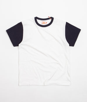Sunray Sportswear La'ie T-Shirt - Off White / Dark Navy