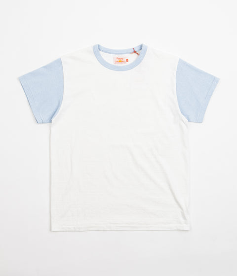 Sunray Sportswear La'ie T-Shirt - Off White / Duck Egg