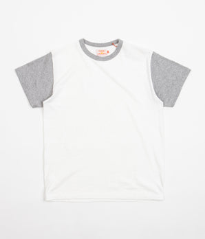Sunray Sportswear La'ie T-Shirt - Off White / Hambledon Grey