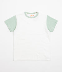 Sunray Sportswear La'ie T-Shirt - Off White / Sage thumbnail