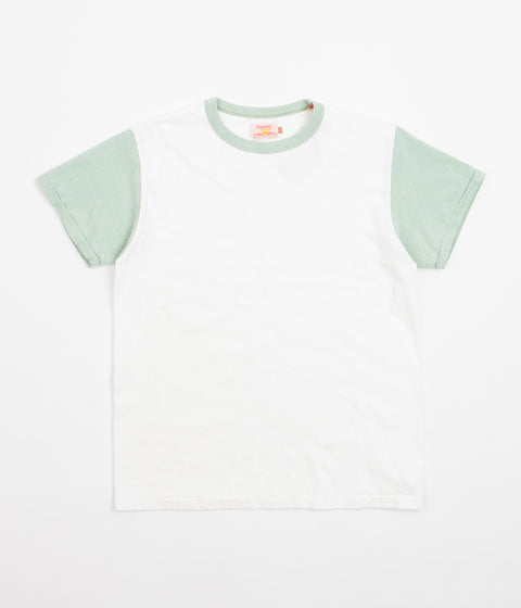Sunray Sportswear La'ie T-Shirt - Off White / Sage