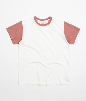 Sunray Sportswear La'ie T-Shirt - Off White / Spiced Apple