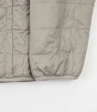 Taion Reversible Boa Fleece Down Jacket - Light Grey / Beige thumbnail
