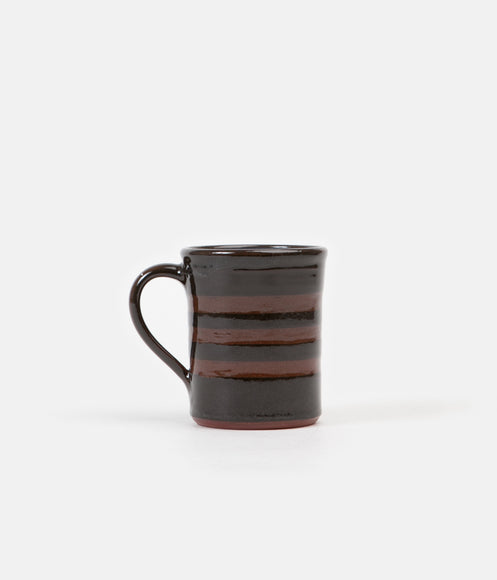 Tender Coffee Mug - Black / Chocolate Stripe