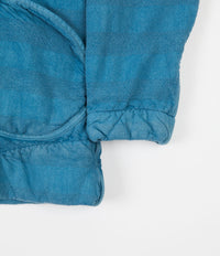 Tender Lined Folded Morning Coat - Prussian Blue / Barber Stripe thumbnail