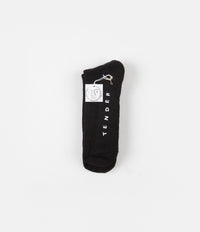 Tender Rib Calf Socks - Black Mohair thumbnail