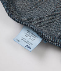 Tender Type 930 Double Front Butterfly Jacket - Rinsed Indigo Weft Sawtooth Twill thumbnail