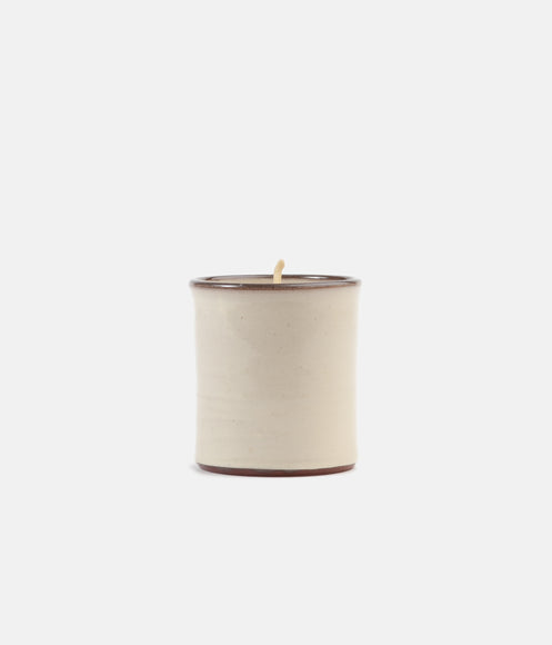 Tender Type 009 Candle - Beeswax / White Glazed Red Clay