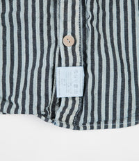 Tender Type 431 Raglan Wallaby Shirt - Indigo Welsh Stripe Calico Rinse Wash thumbnail