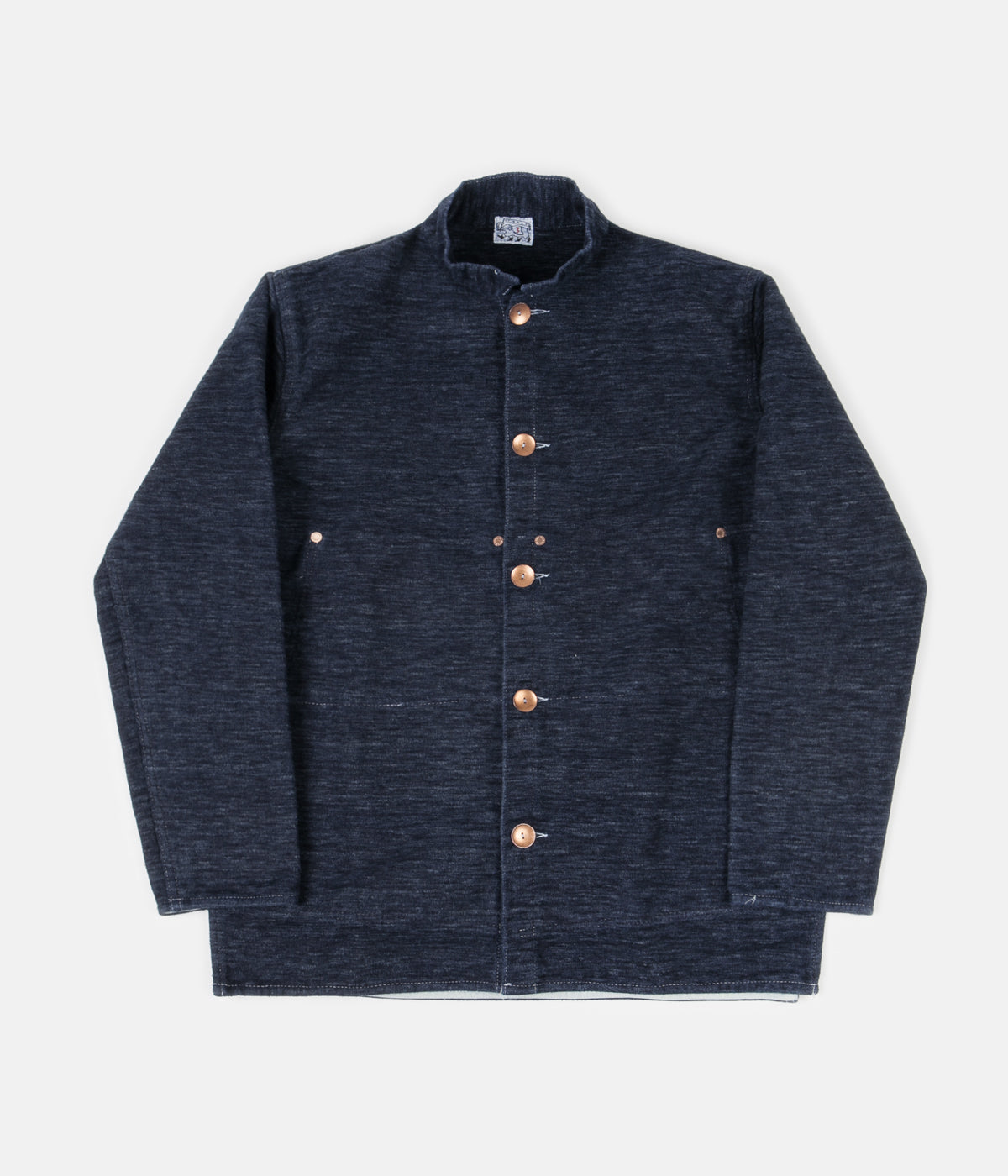 Tender Type 956 Janus Jacket - Indigo Cotton Molleton