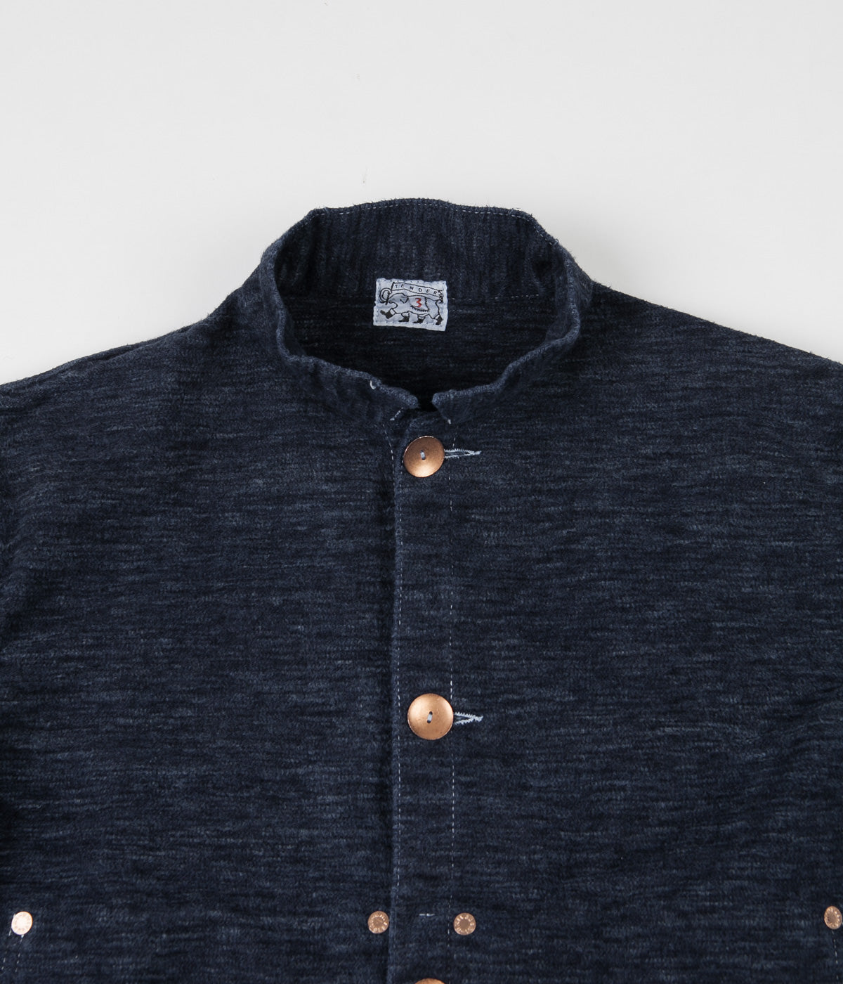 Tender Type 956 Janus Jacket Indigo Cotton Molleton Always in Colour