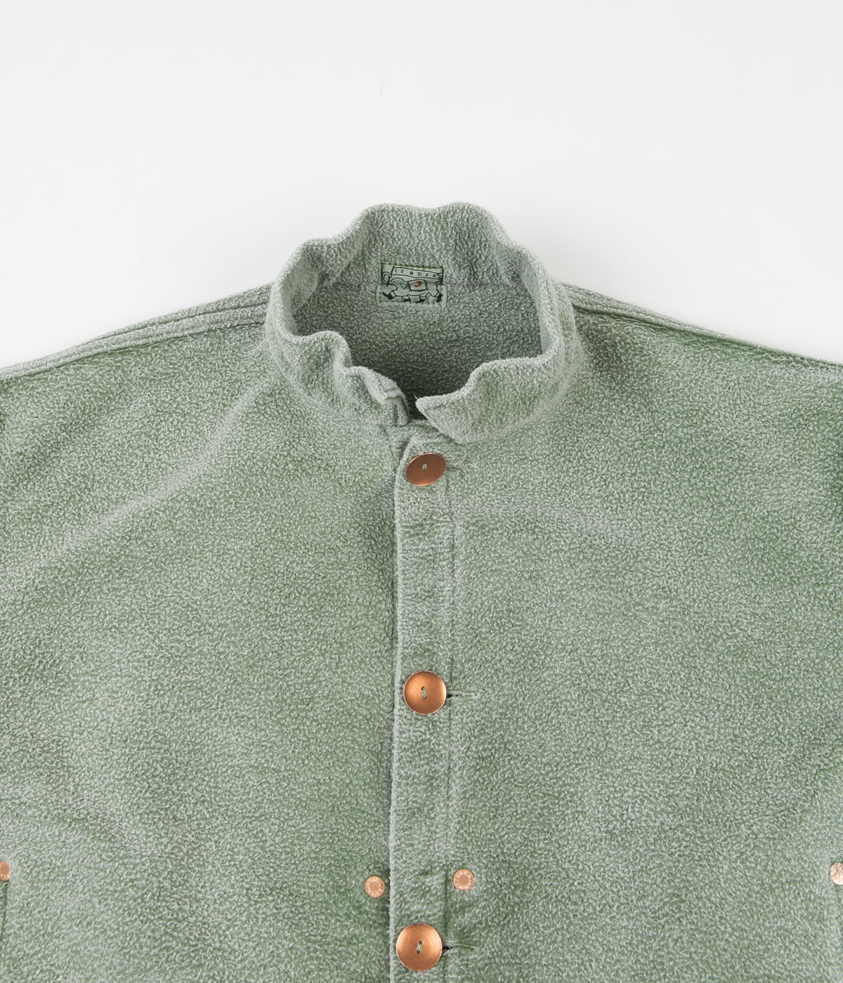 Tender Type 956 Janus Jacket Viridian Cotton Molleton Always in Colour