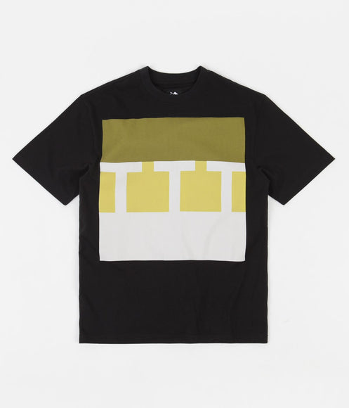 The Trilogy Tapes Block T-Shirt - Black