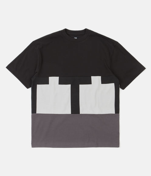 The Trilogy Tapes Cut & Sew T-Shirt - Black / Grey