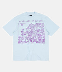 The Trilogy Tapes Languages T-Shirt - Blue thumbnail