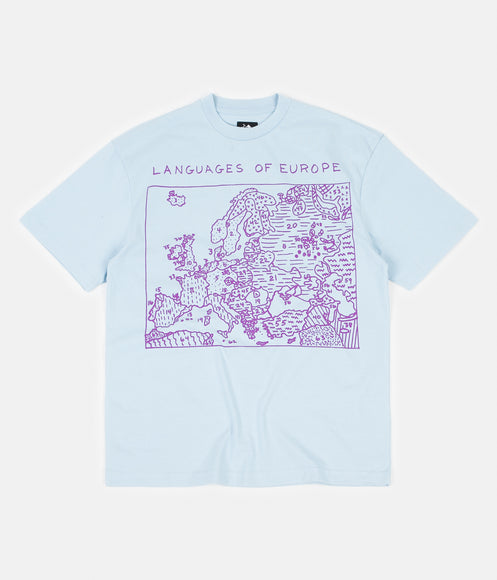 The Trilogy Tapes Languages T-Shirt - Blue