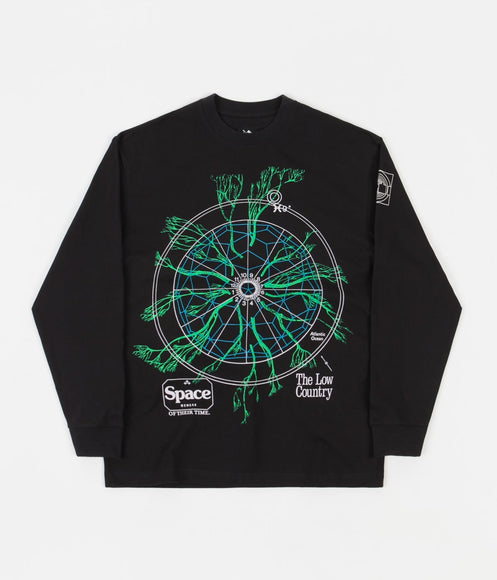 The Trilogy Tapes Low Country Long Sleeve T-Shirt - Black