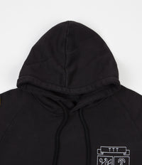 The Trilogy Tapes Shield Hoodie - Black thumbnail