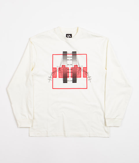 The Trilogy Tapes Spectrum Block Filter T Long Sleeve T-Shirt - White