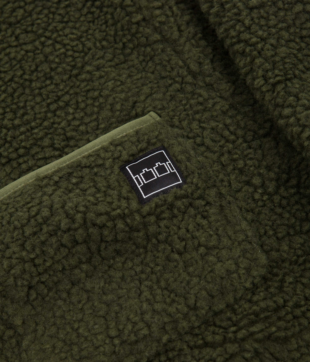 The Trilogy Tapes Zip Fleece - Olive | Always in Colour