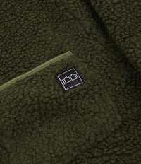 The Trilogy Tapes Zip Fleece - Olive thumbnail