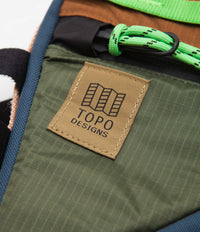 Topo Designs Bike Frame Bag - Olive / Clay thumbnail
