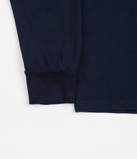 Topo Designs Large Logo Long Sleeve T-Shirt - Navy thumbnail