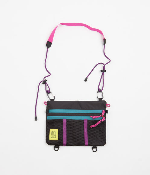 Topo Designs Mountain Accessory Shoulder Bag - Black / Grape