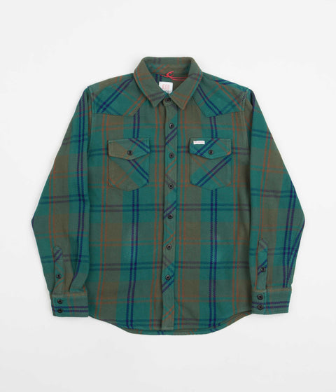 Topo Designs Mountain Heavyweight Shirt - Green / Earth Plaid