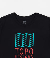 Topo Designs Original Logo T-Shirt - Black thumbnail