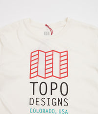 Topo Designs Original Logo T-Shirt - Natural thumbnail