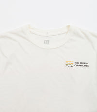 Topo Designs Strata Map T-Shirt - Natural thumbnail