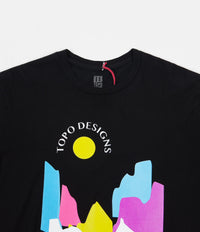Topo Designs Sun Long Sleeve T-Shirt - Black thumbnail