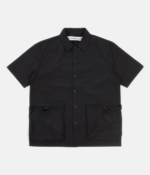 Uniform Bridge Two Pocket Short Sleeve Shirt - Black