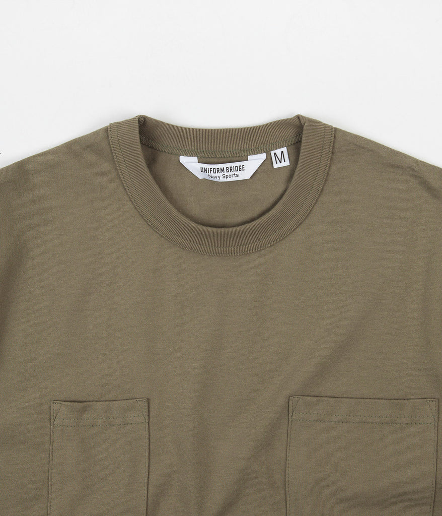 Uniform Bridge Utility Pocket T-Shirt - Sage Green | Always in Colour